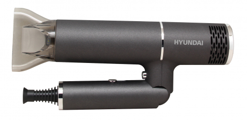 Купить  фен hyundai h-hd 0765 графит/хром в интернет-магазине Айсберг! фото 2